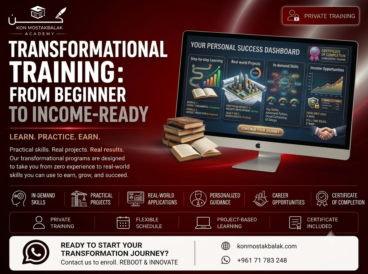 Transformational Training: From Beginner to Income-Ready