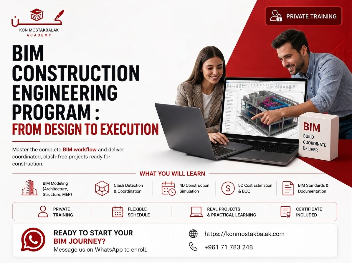 BIM Construction Engineering Program : From Design to Execution